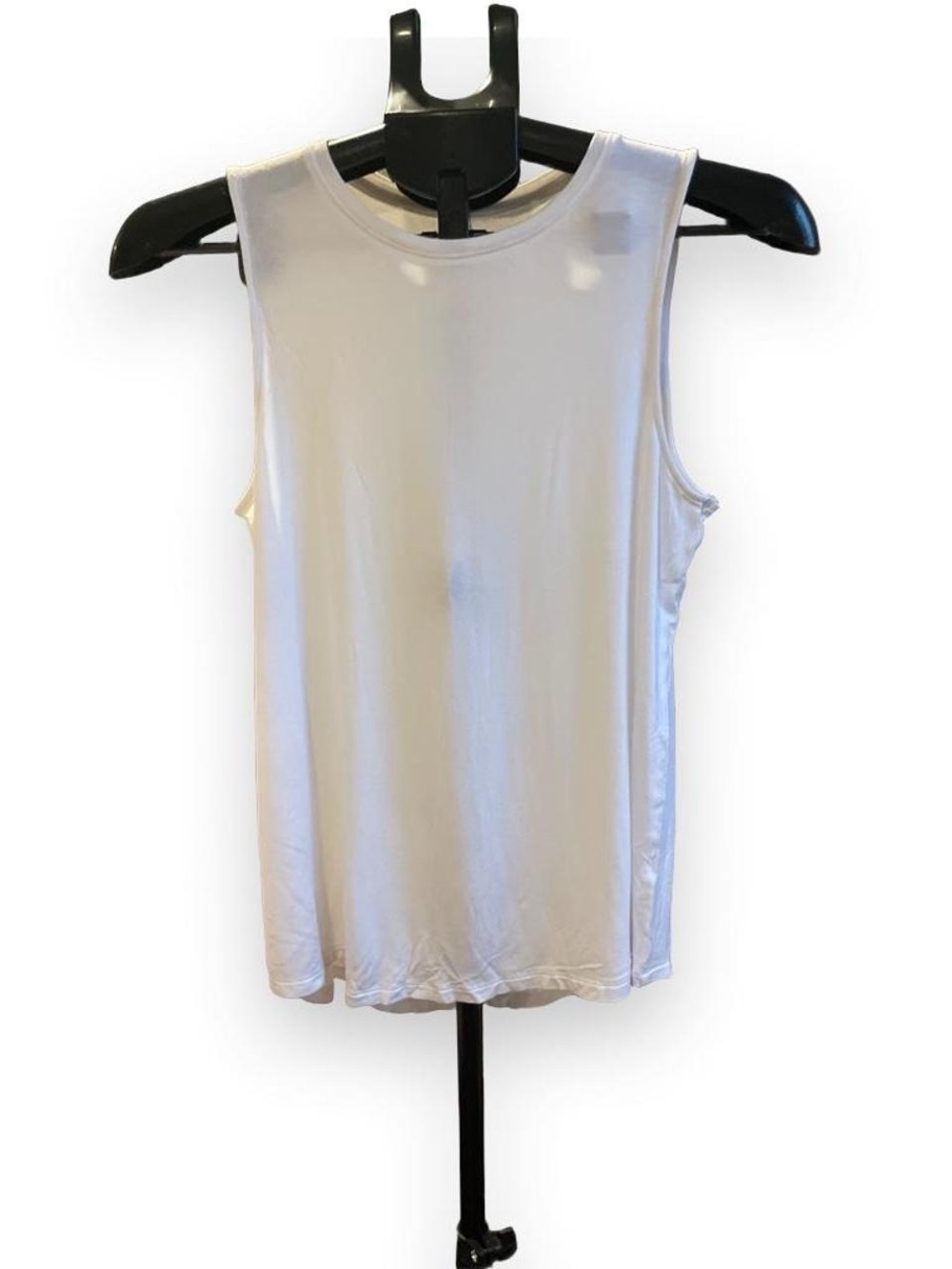 Women's Sleeveless Crewneck Tank Top - White